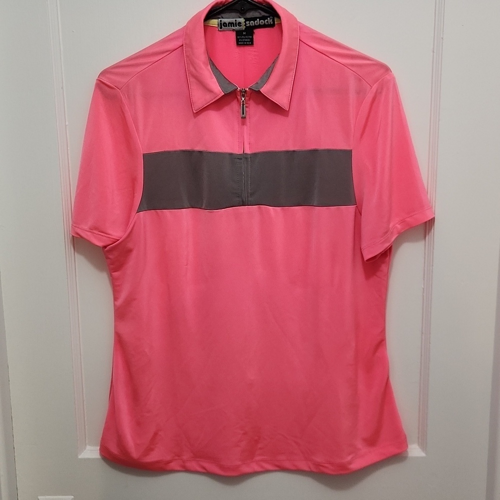 Jamie Sadock Relaxed Fit Short Sleeve Shirt Size Medium